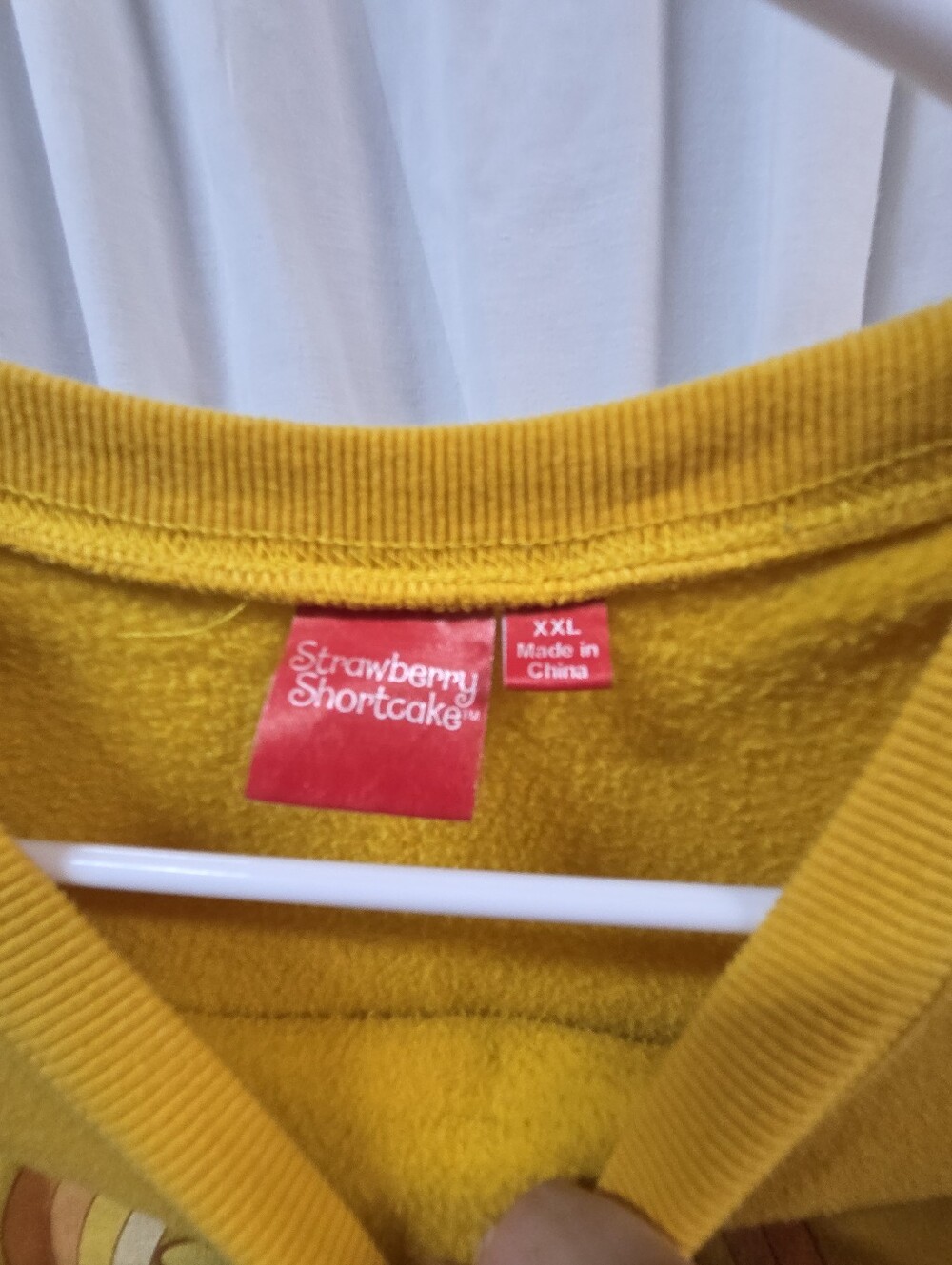 Vtg Yellow 'Orange Blossom' Graphic Sweatshirt - Picture 3 of 5